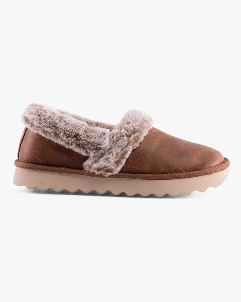 Skechers Cozy Up Hausschuhe für Damen aus Polyester - Braun Braun