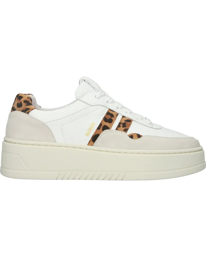 Blackstone GARNET KODA - FL720 White Leopard - Sneaker (niedrig Weiß