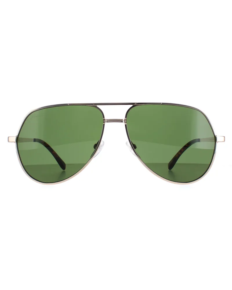 Lacoste Aviator Unisex Gold Massiv Grün L250SE Gold