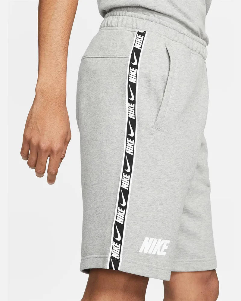 Nike NSW Repeat Herren Fleece Shorts Grau Grau