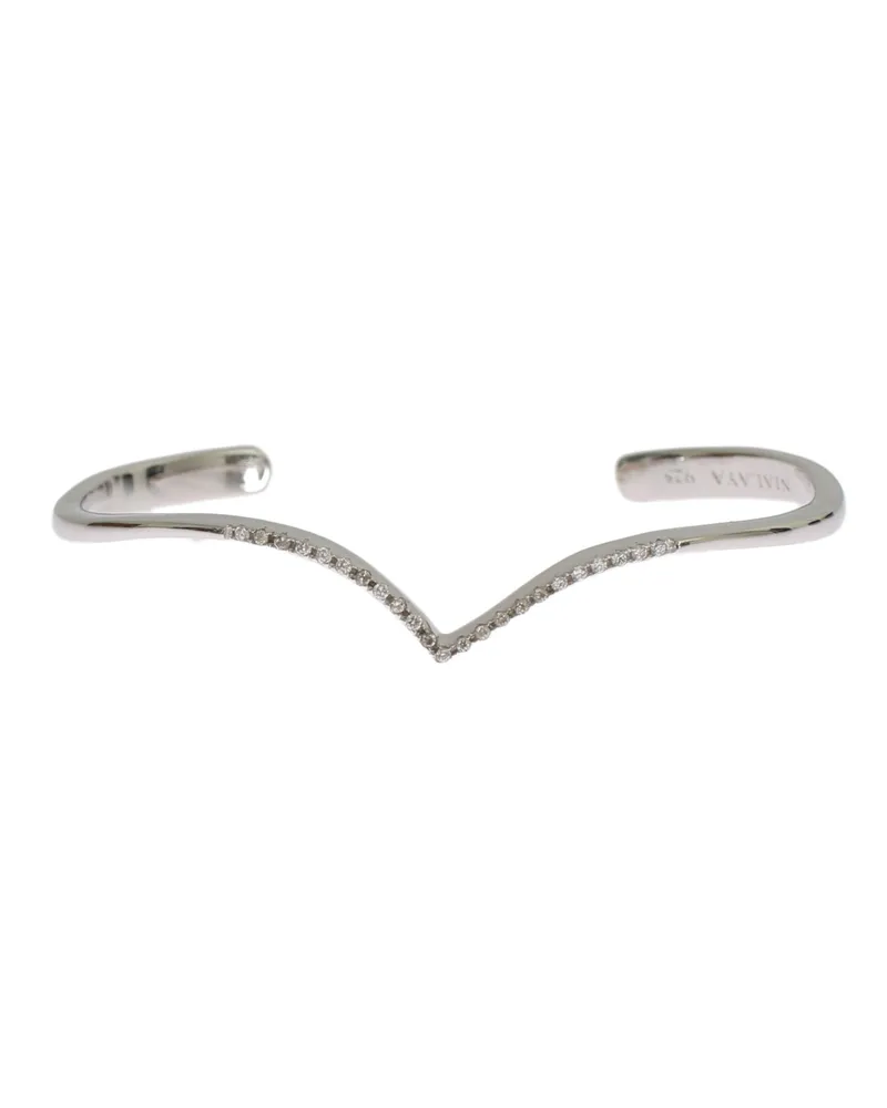 Nialaya Bracelet en argent 925 avec CZ Skyfall pour femme Silber