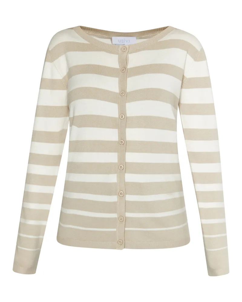 Usha Strickjacke für Damen - Beige Beige