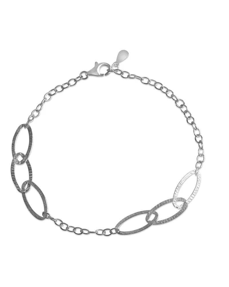 Celesta Silber Armband 925 Silber rhodiniert strukturiert Silber