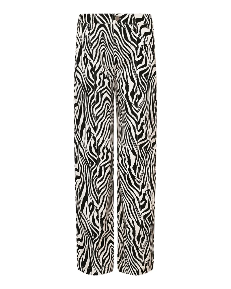 NOELLA Sturmjeans in Schwarz/Weiß Schwarz