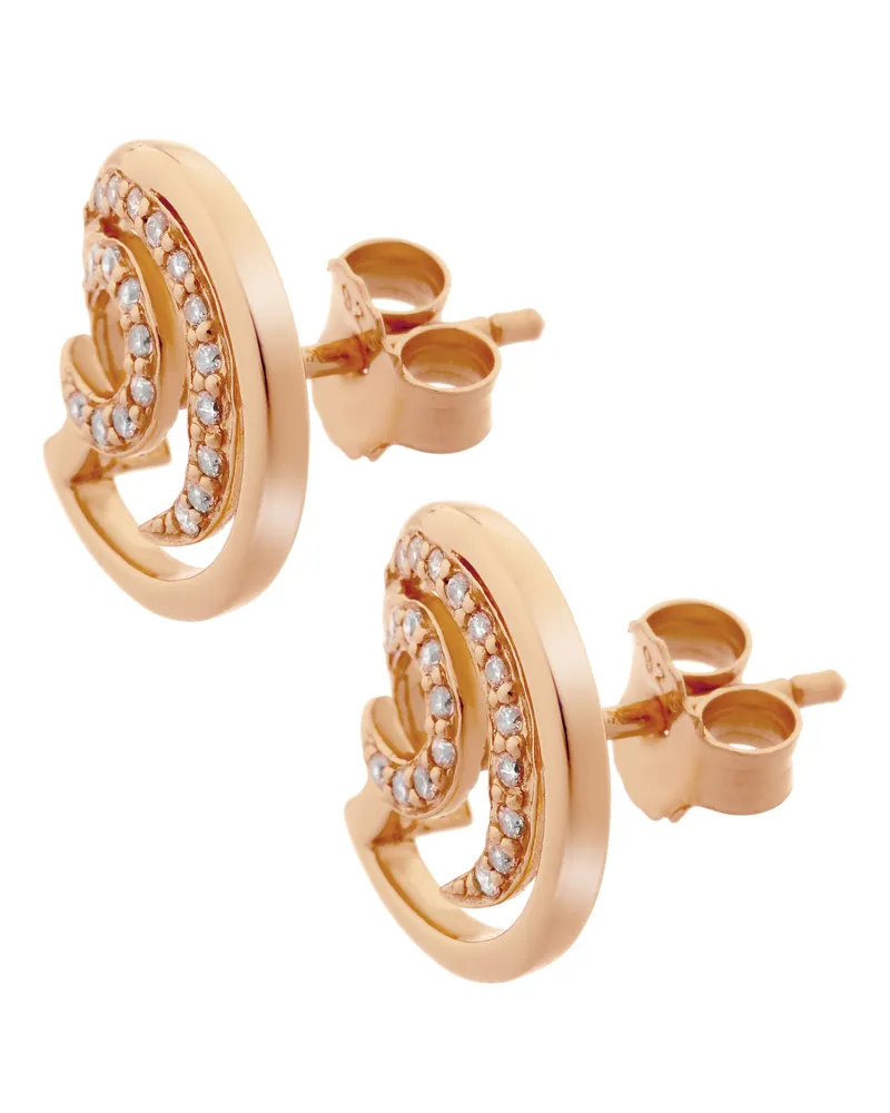 Orphelia Elaine' Damen Ohrstecker aus 925 Sterling Silber - Rose ZO-7084/1 Rosé