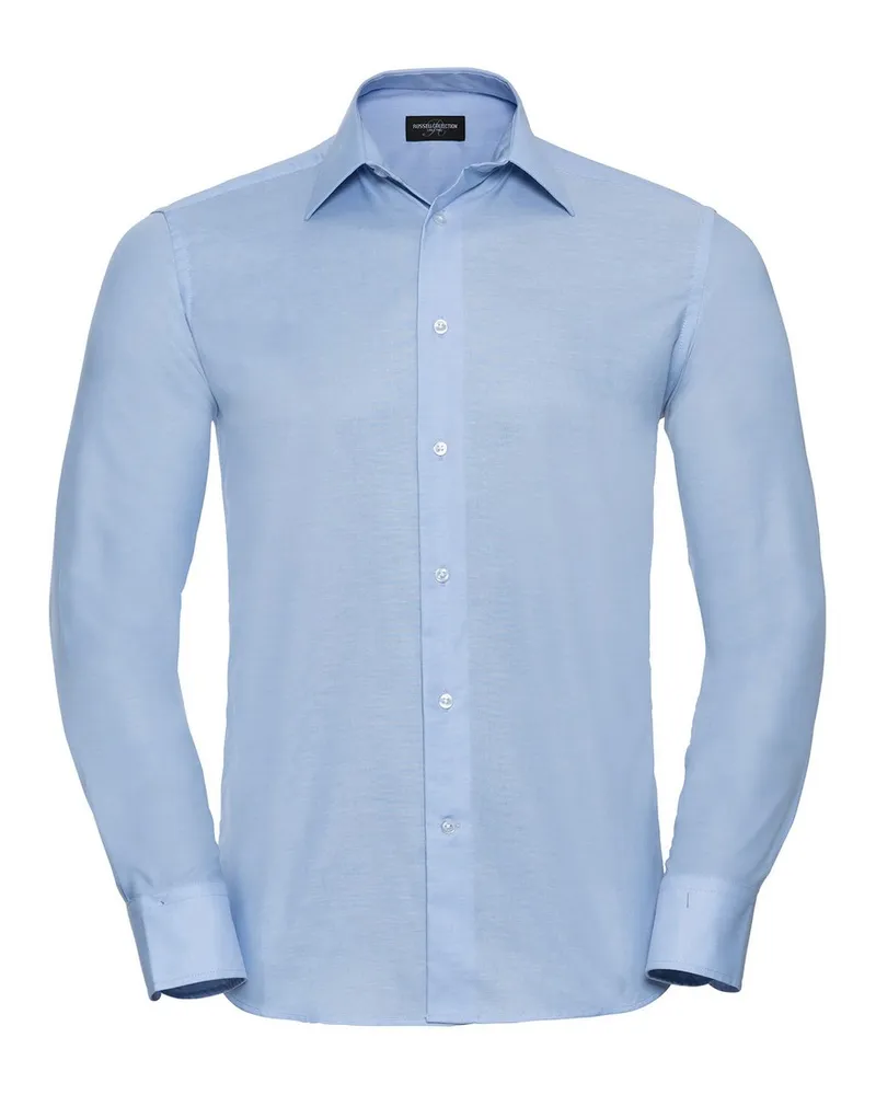 Russell Athletic Russell Collection - Formelles Hemd für Herren Langärmlig (Dunkelblau Blau