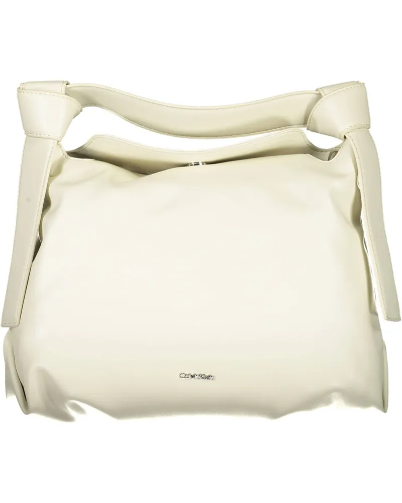 Calvin Klein Knotete Schultertasche K50k507376 Elfenbein