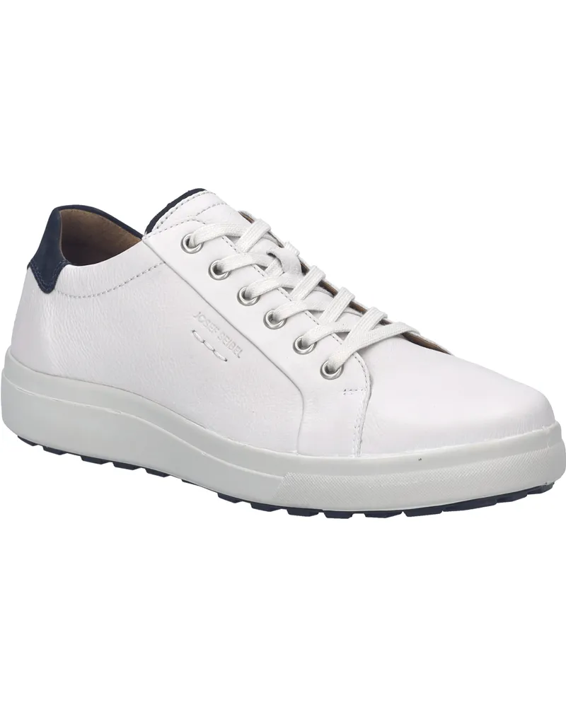Josef Seibel Herren Sneaker Maddox 05 in weiss-dunkelblau Weiß