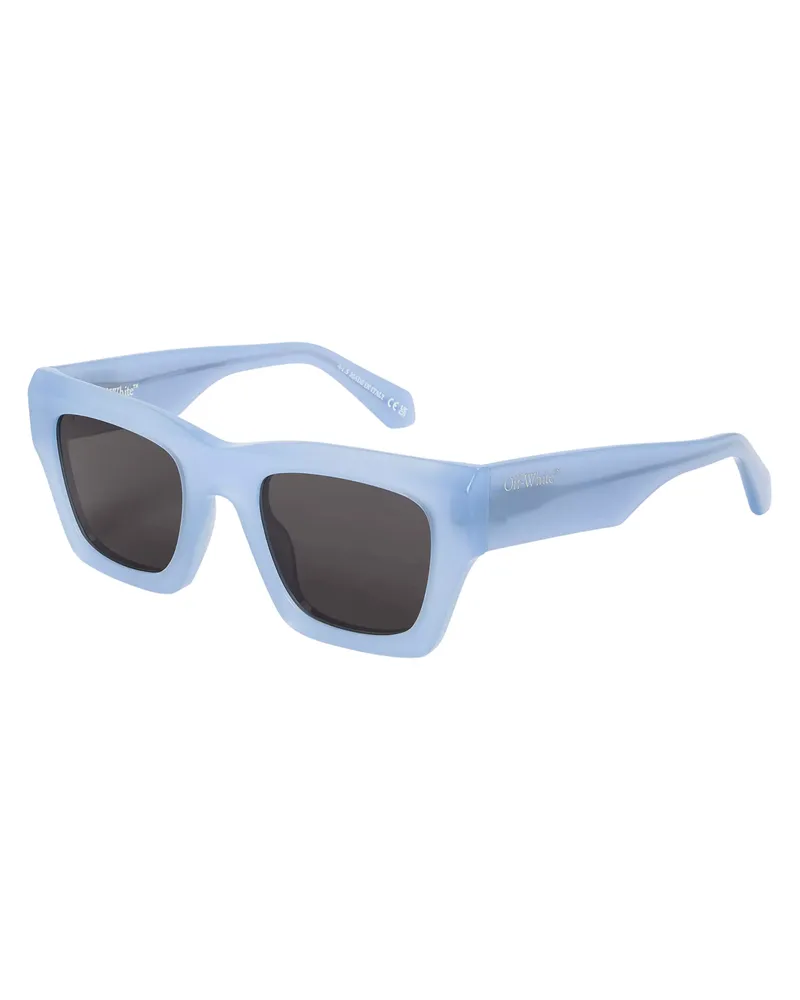 OFF-WHITE Off White - "Davie" Quadratischer Rahmen-Sonnenbrille für Damen (Blau Blau