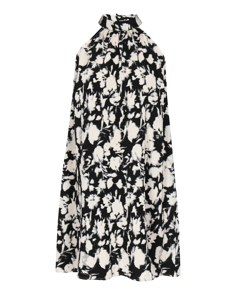 FAINA Kleid Frauen Schwarz Schwarz