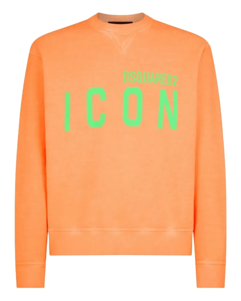Dsquared2 Icon Oranger Rundhalspullover Orange