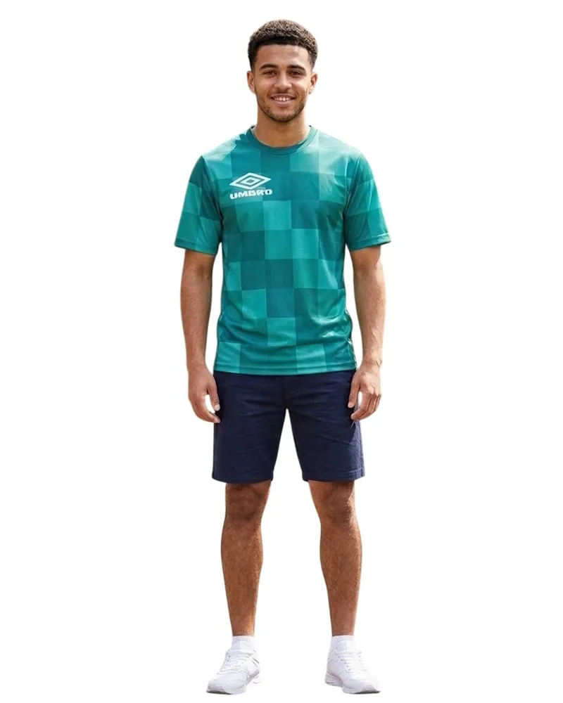 Umbro T-Shirt für Herren, Logo (Türkis Türkis