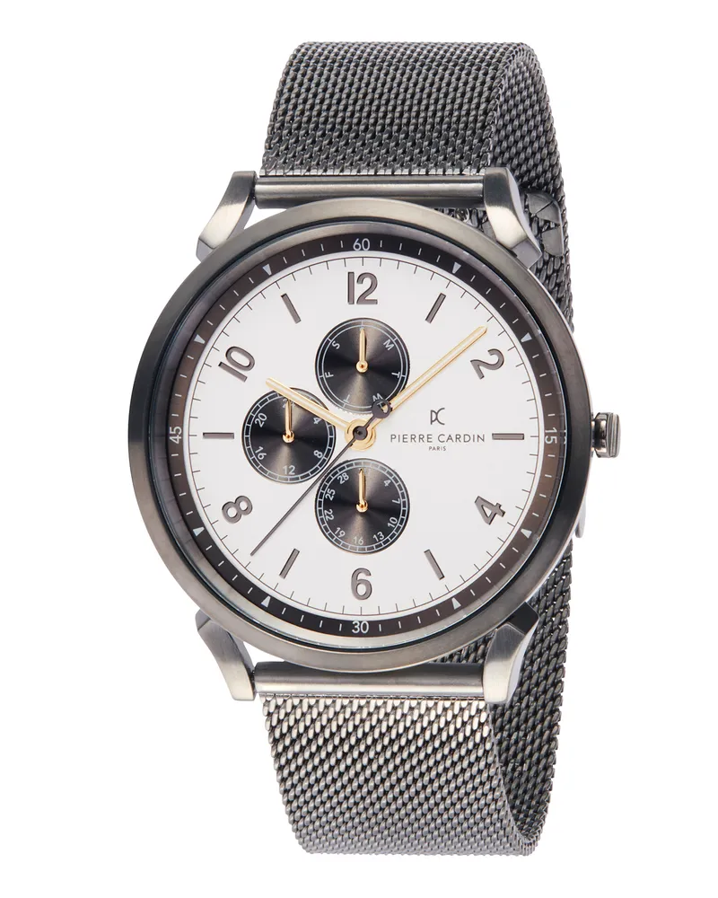 Pierre Cardin Pigalle Nine Grau Herren Armbanduhr CPI.2033 Grau