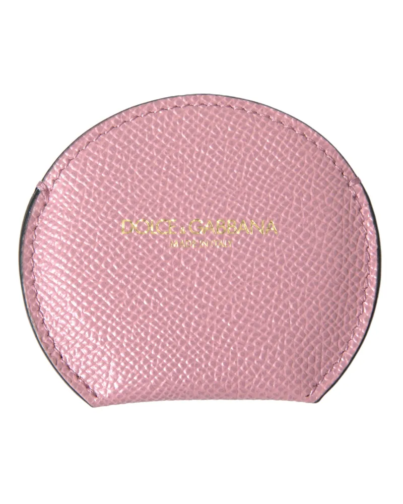 Dolce & Gabbana Rundes Münzgeldtäschchen Rosa