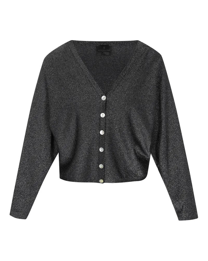 DreiMaster Strickjacke Frauen Schwarz Schwarz