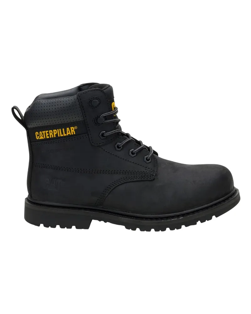 Caterpillar Footwear Silva" Arbeitsschuhe für Herren, Leder, Zum Schnüren (Schwarz Schwarz