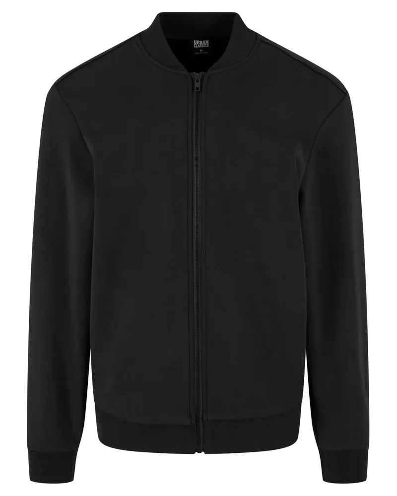 Urban Classics Cozy" Varsity-Jacke (US-College-Stil) für Herren (Schwarz Schwarz