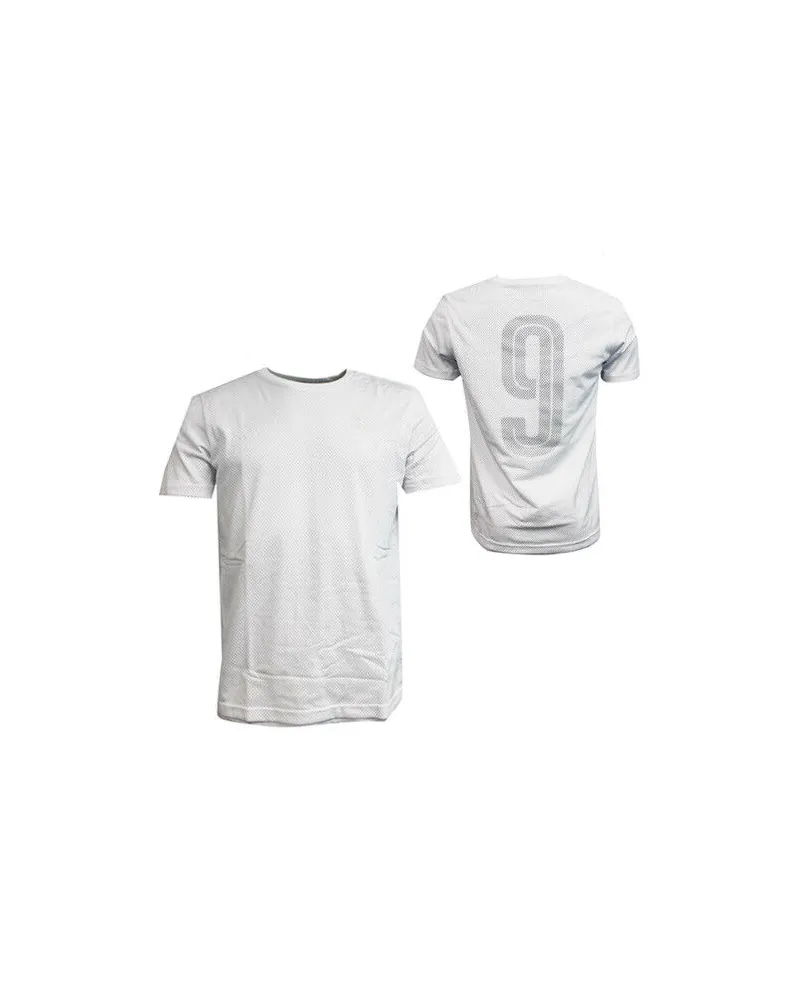 Puma Evo Mesh geschichtete weiße Herren kurzärmeliges T-Shirt Top T-Shirt 570574 02 A2D Weiß