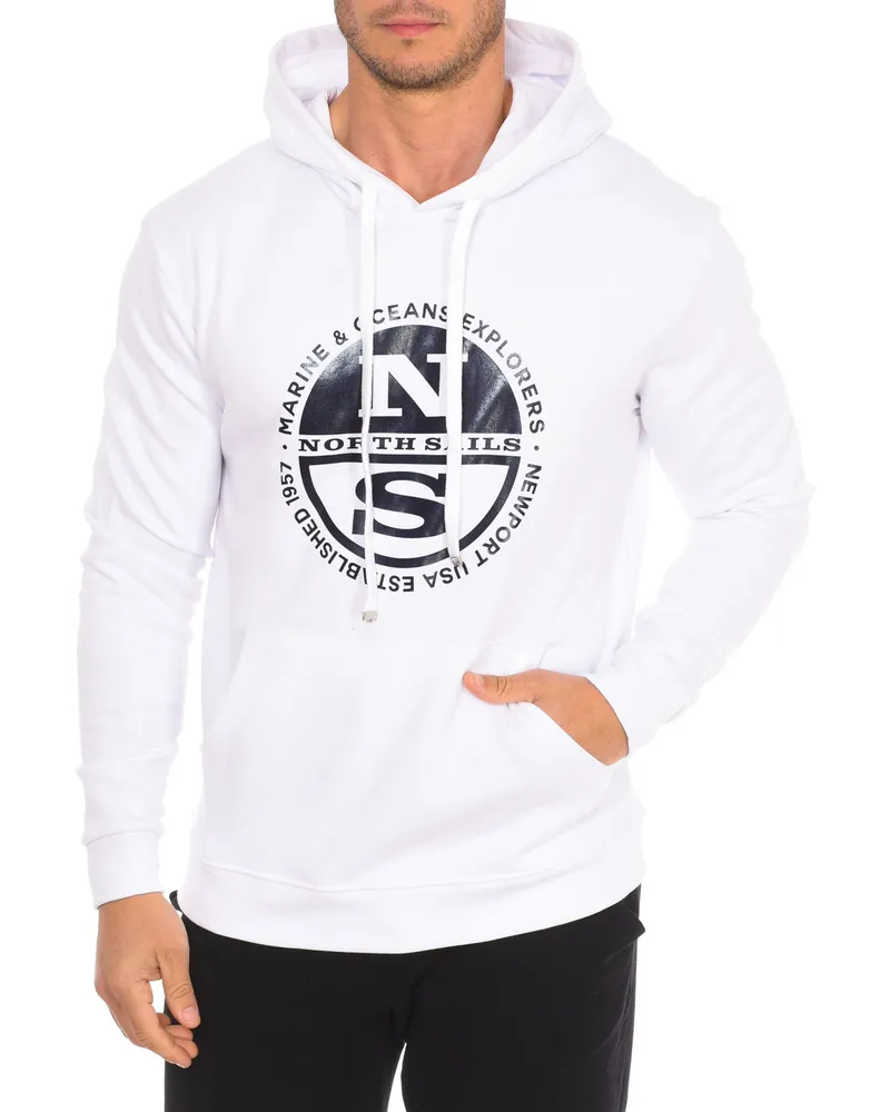 North Sails Kapuzenpulli 9022980 Mann Weiß