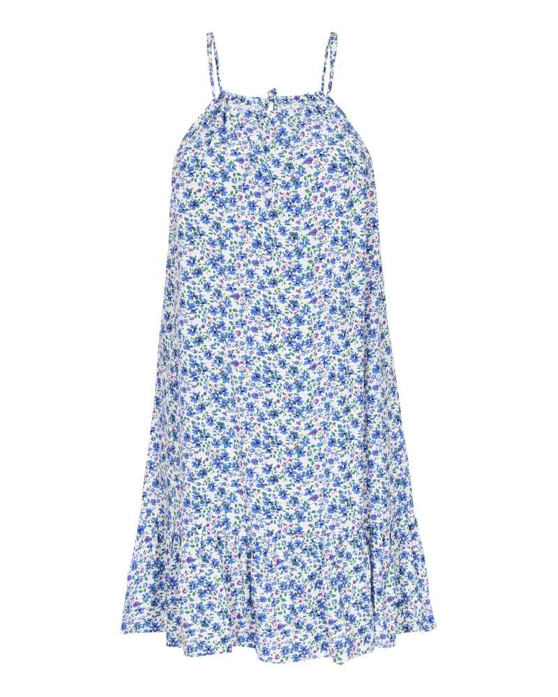 My Mo Kleid Frauen blau mehrfarbig Blau