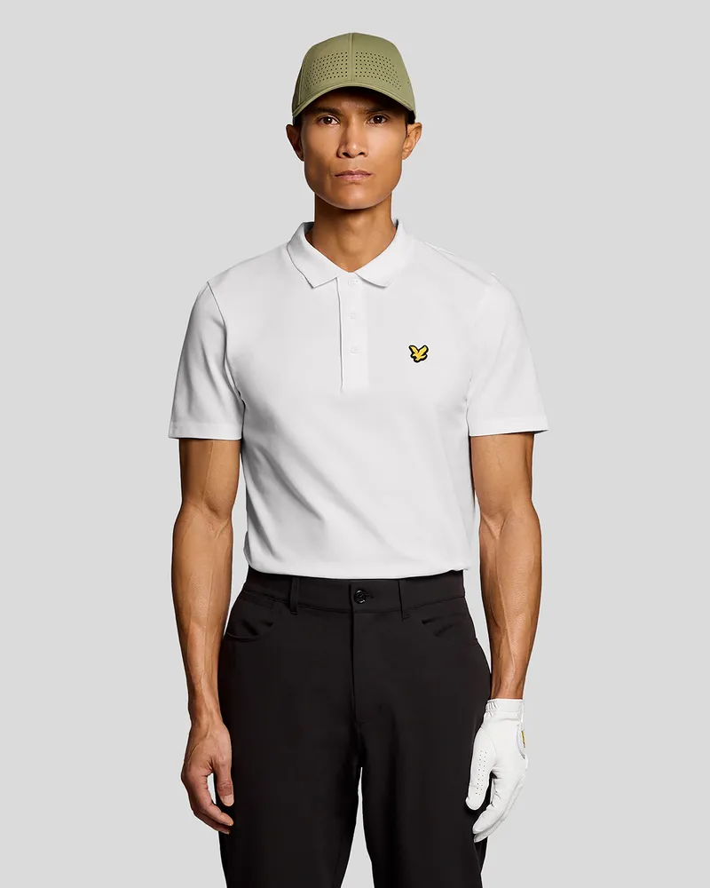 Lyle & Scott Golf Core Poloshirt Weiß