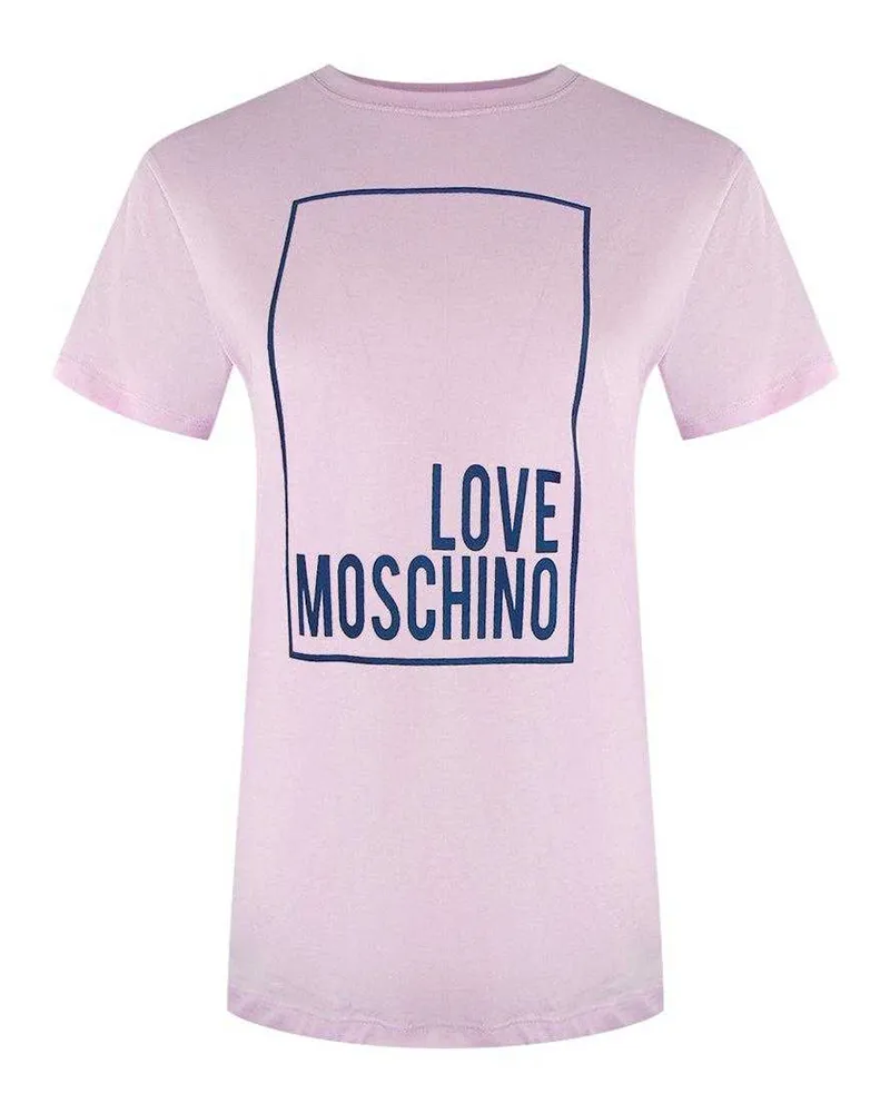 Moschino T-Shirt für Damen, Baumwolle (Pink Rosa