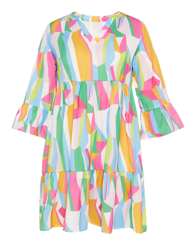 Usha Kleid Frauen grün mehrfarbig Mehrfarbig