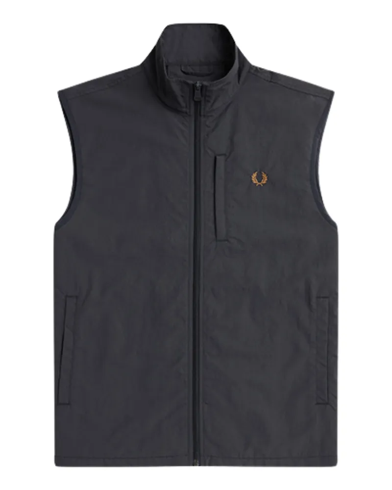 Fred Perry Anchor Graue Weste Herren Anthrazit