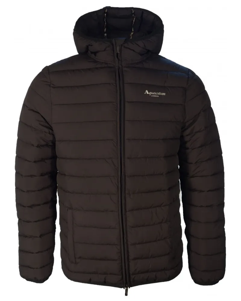 Aquascutum Active 100GR Kapuzenjacke - Schwarz Schwarz