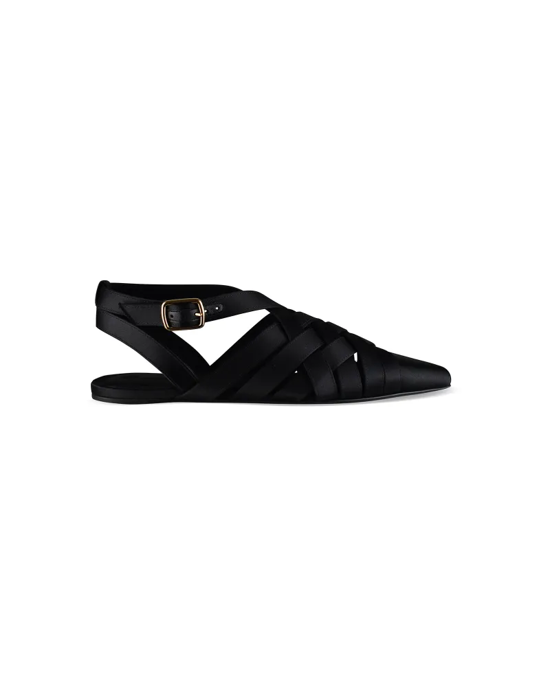 Loro Piana Silene Ballerinas Schwarz Schwarz