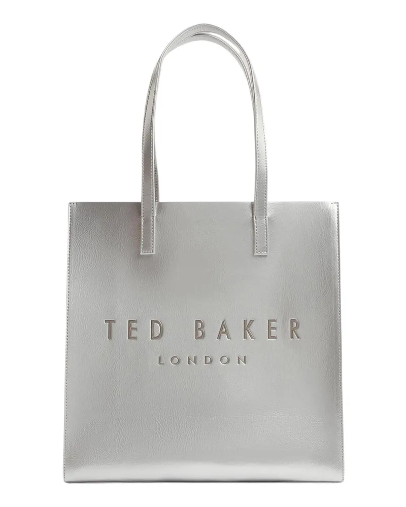 Ted Baker Tragetasche, Logo (Silber Silber