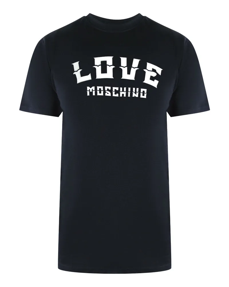 Moschino Love Moschino T-Shirt mit auffälligem Logo - Schwarz Schwarz