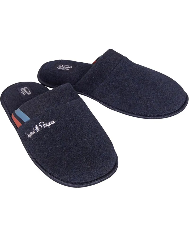 Original Penguin Bedfordshire Blau Herren Hausschuhe Blau