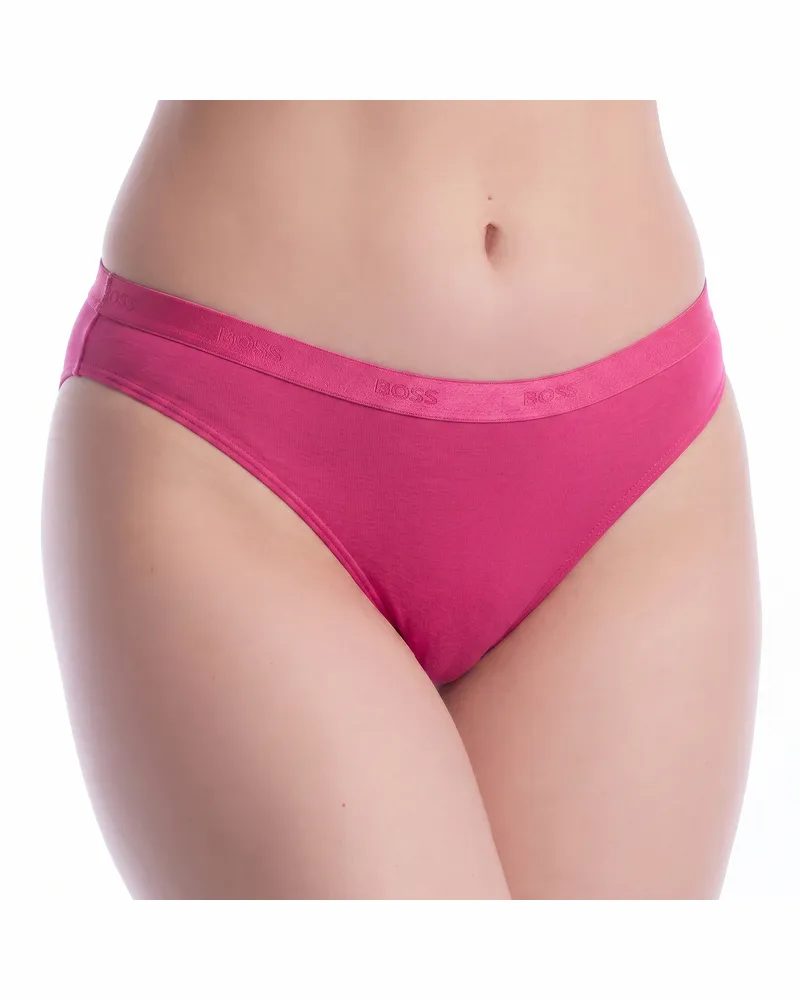 HUGO BOSS Damen Klassische Slips mit Logo 50502753 Rosa
