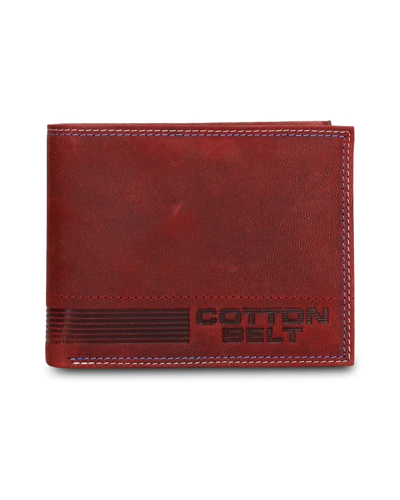 Cotton Belt Geldbörse für Herren - Bordeaux Bordeaux