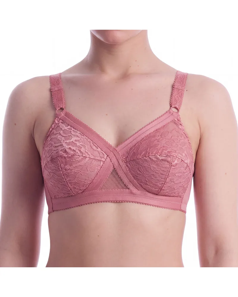 Playtex Damen Drahtloser Crossover-BH AP00556 Rosa
