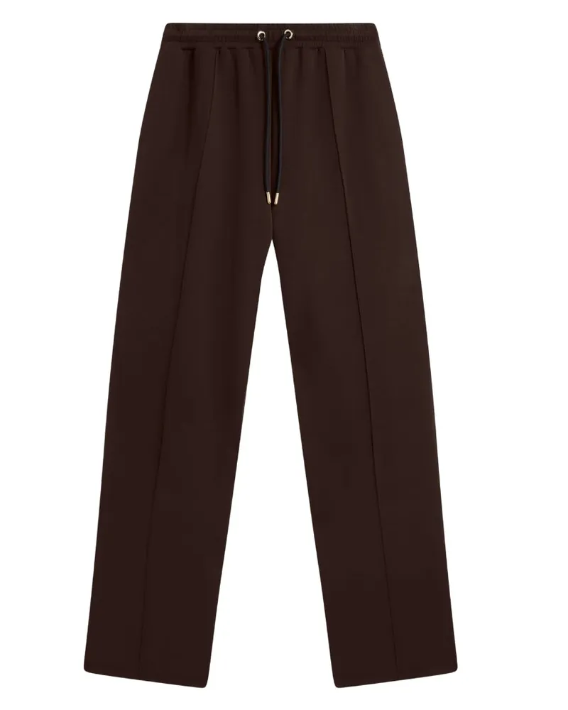 Ted Baker Nowell Cupro Jogginghose Mit Geteiltem Saum, Dunkelbraun Dunkelbraun