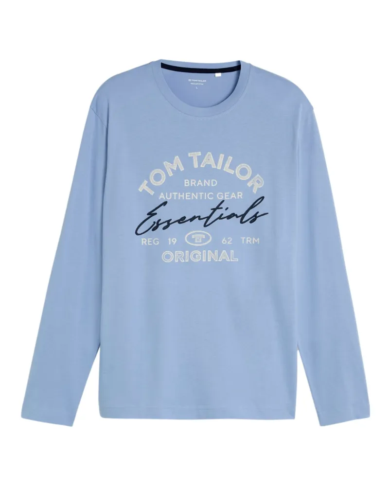 Tom Tailor Langarmshirt Hellblau