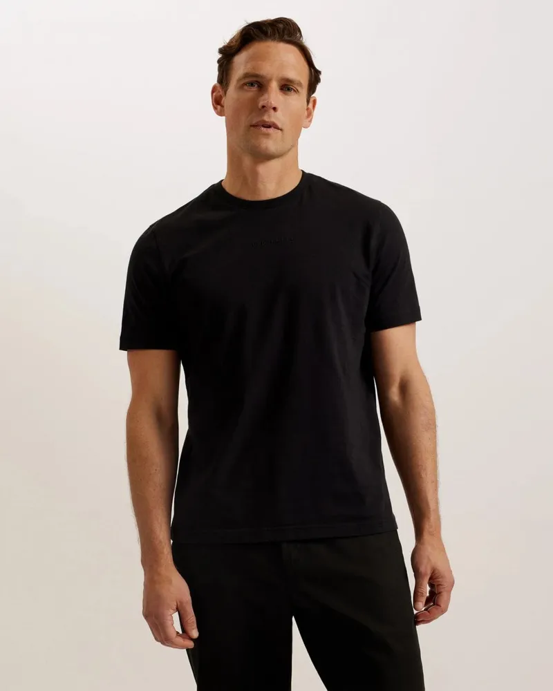 Ted Baker Wiskin Herren T-Shirt Schwarz