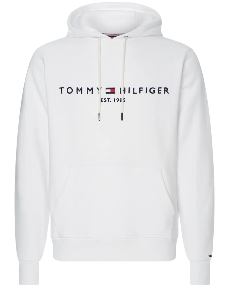 Tommy Hilfiger Logo Hoodie von  in der farbe Weiss und in größe XXL Weiß