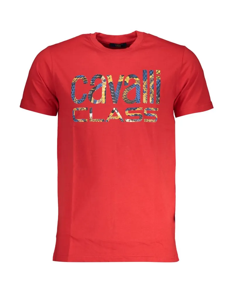 Roberto Cavalli Baumwoll-T-Shirt für Herren - Rot Rot