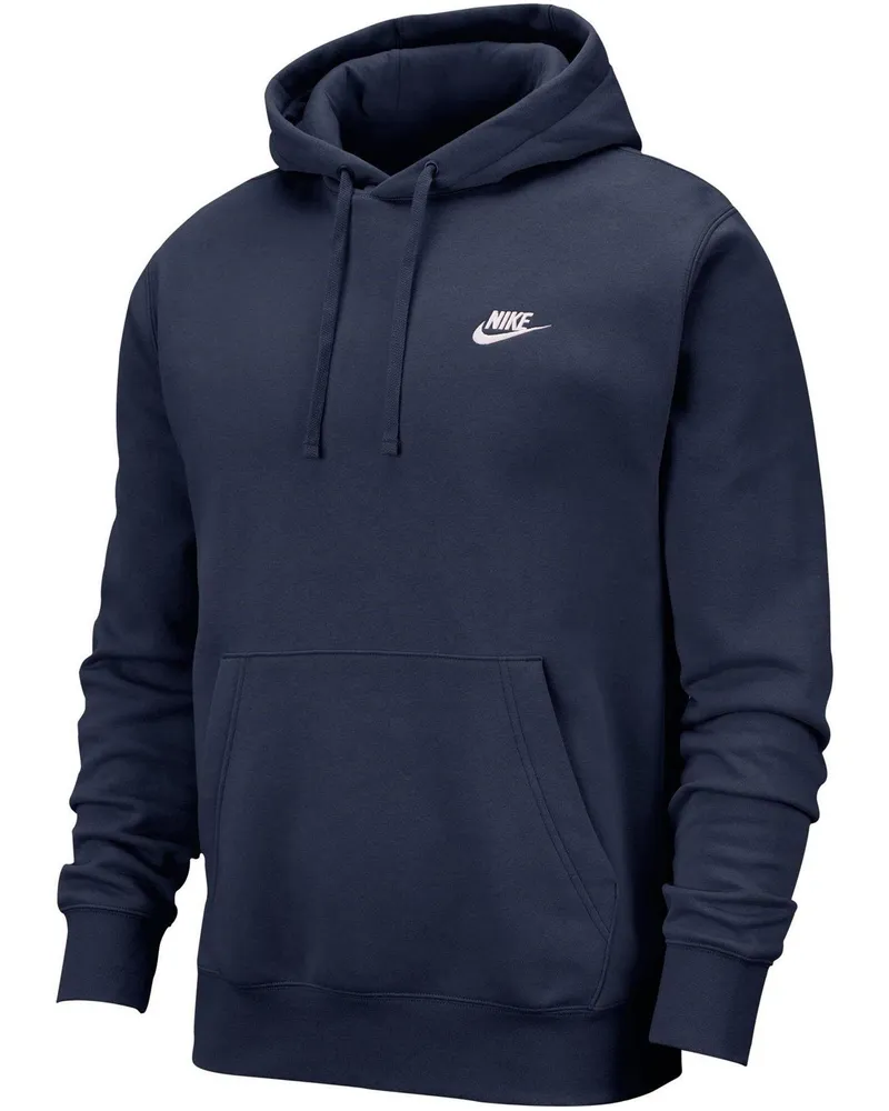 Nike Club" Hoodie zum Überziehen für Herren, Fleece (Marine Marineblau