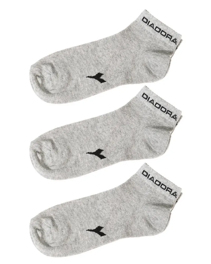 Diadora Pack-3 Unisex Knöchel Sport Socken D9300 Grau