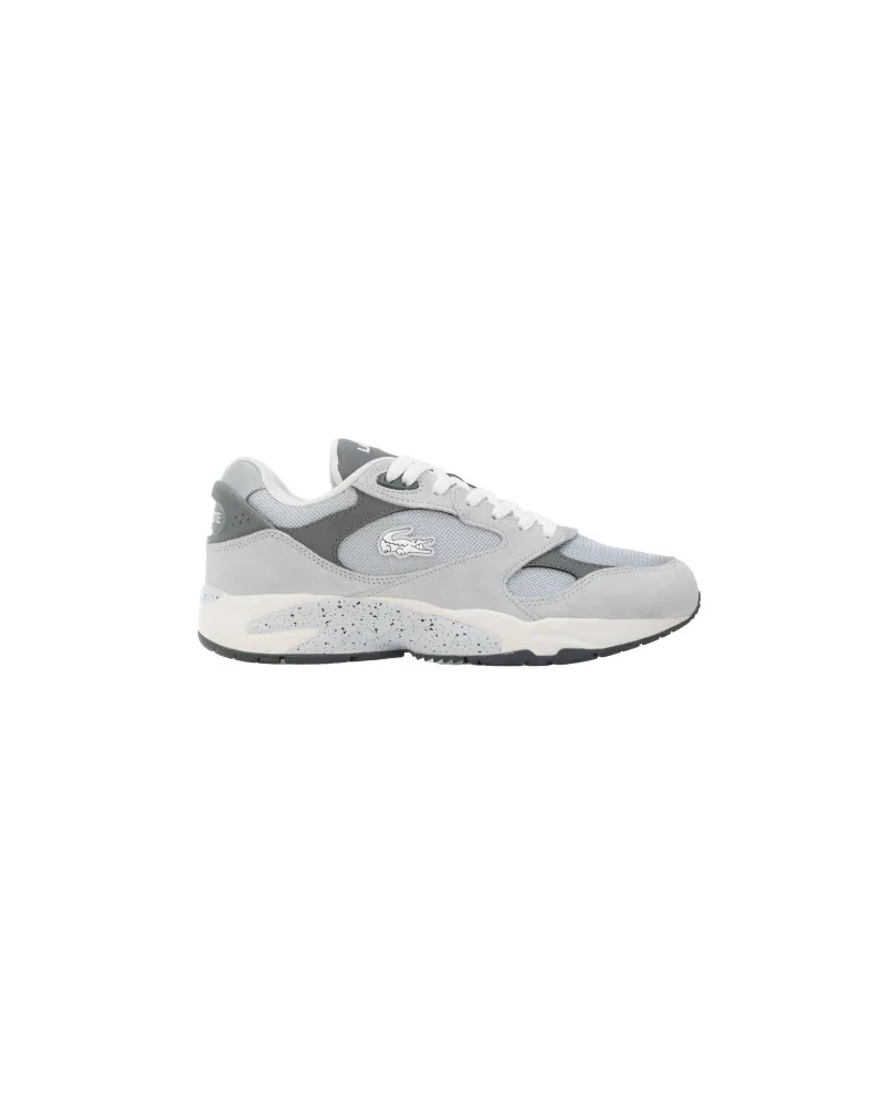 Lacoste Storm 96" Vintage Sneaker für Herren, Leder (Grau Grau