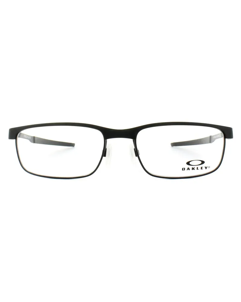Oakley Rechteckige Unisex Powder Coal Brille Schwarz