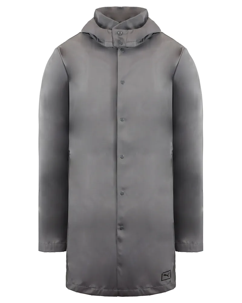 Puma x Stapel geräucherter Perlenknopf auf Herrenjacke Jackpack 574090 65 Grau