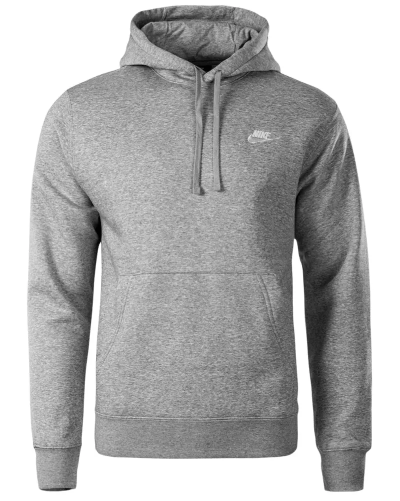 Nike Sportswear Club Fleece Grauer Hoodie Silber