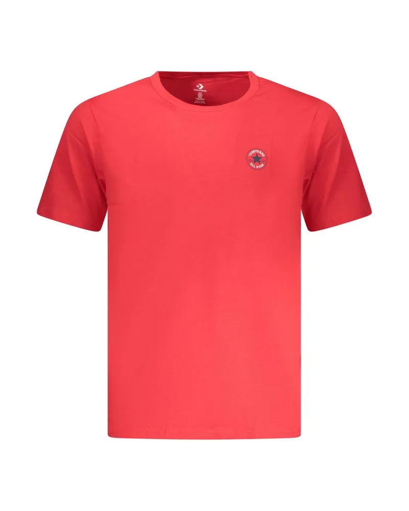 Converse Grigio Baumwolle Herren T-Shirt Rot