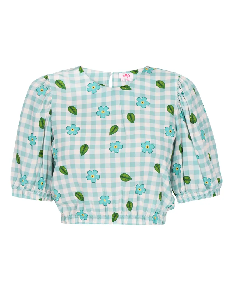My Mo Bluse Frauen türkis mehrfarbig Türkis