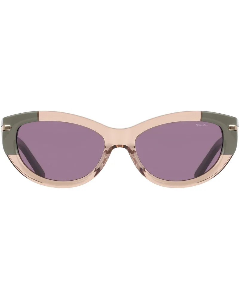 Nike Crescent Fawn" Katzenauge-Sonnenbrille für Damen (Sand/Grün Sand